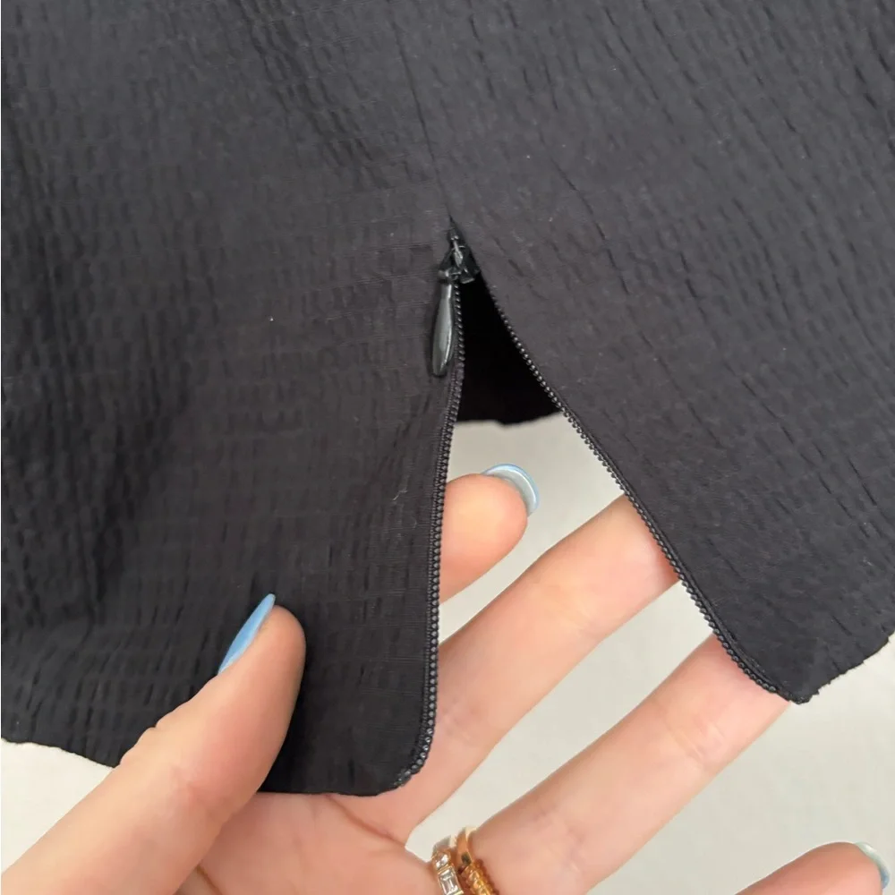 NWT ASTR Black Puff Sleeve Corset Top XS - Picture 5 of 7